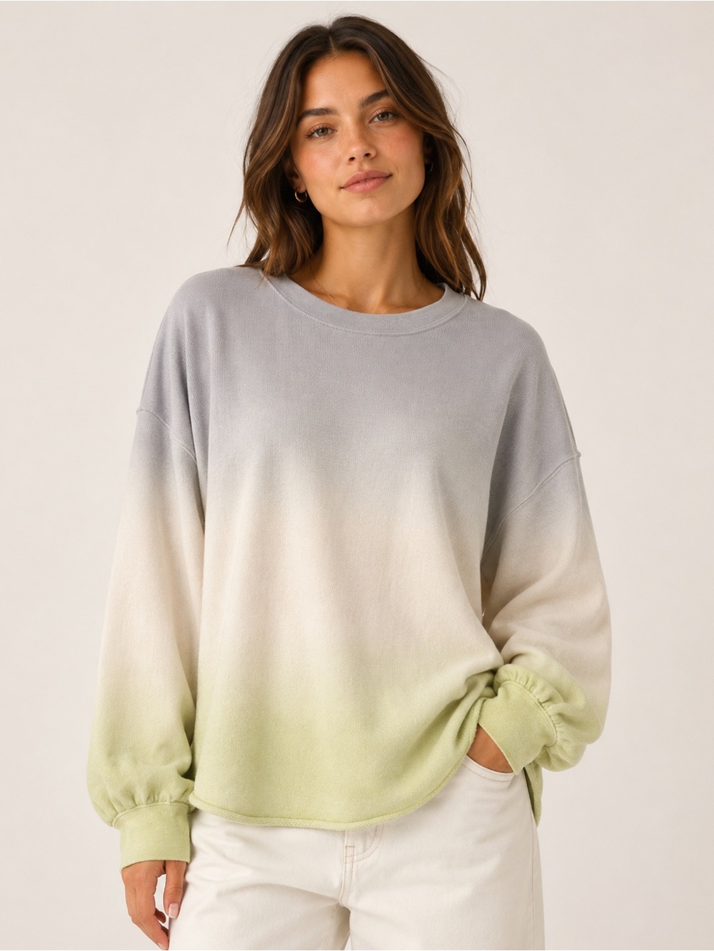 Rails Ombre Dip Dye Crewneck Sweatshirt – Size Small